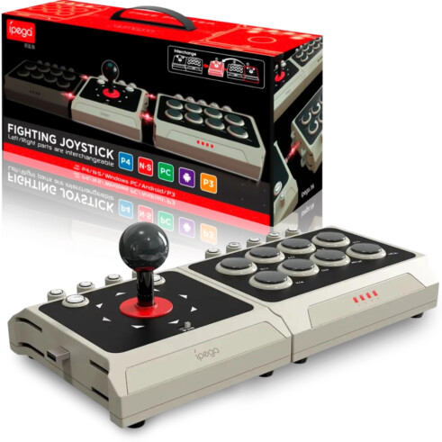 Controle Arcade c/ Fio Fighting Joystik ÍPEGA - PG-9221