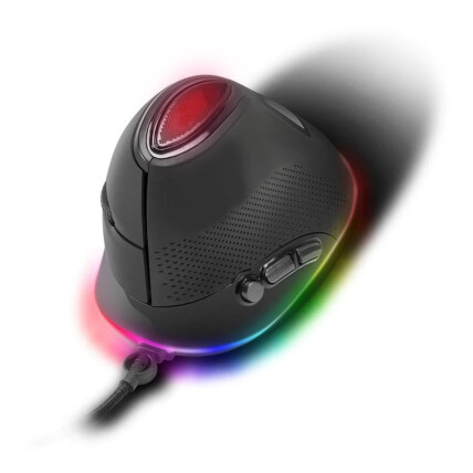 Mouse Gamer Ergonômico Vertical Fire e Ghost com Led RGB 7D 03970 - HZ-888