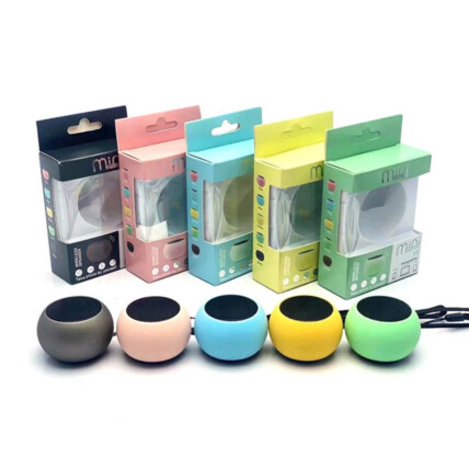 Mini caixa de Som Bluetooth Portátil Colorida - LES-Y3