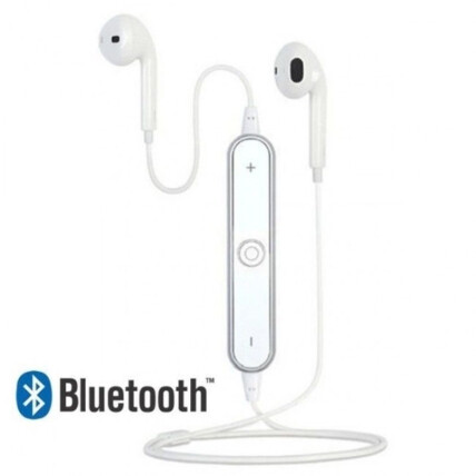 Fone de Ouvido Bluetooth com Microfone Branco Altomex - S6
