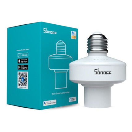 Smart Bocal E27 Wi-Fi Interruptor Lâmpada Sem Fio Sonoff - Slampher R2