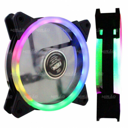 Cooler Dupla Face 120mm Acende Colorido RGB Dex - DX-12W