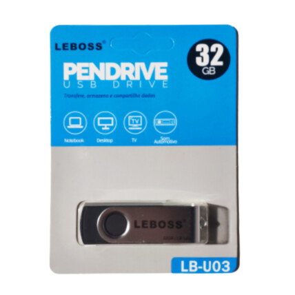 Pen Drive 32GB C6 Usb 2.0 Leboss - LB-U03