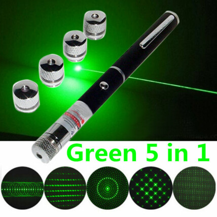 Caneta Laser Verde Longa Distancia com 5 Pontas Altomex - A-P12