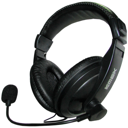 Fone Headset com Microfone 2 P2 3.5mm K-Mex  - AR-S7500