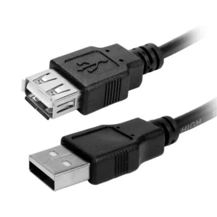 Cabo Extensor USB A Macho para USB A Fêmea com 1.5 Metros - KAP-UN-1.5M