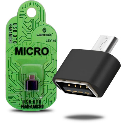 Adaptador OTG USB Micro V8 Para Android - LEY-49