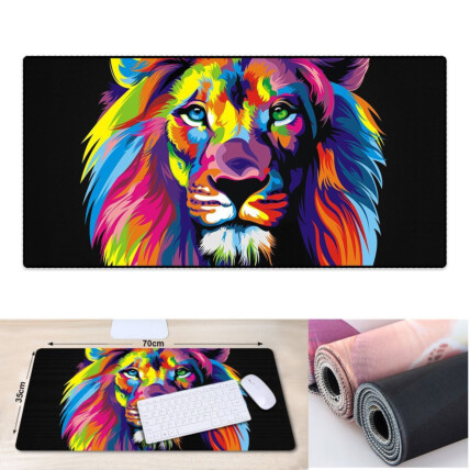 Mouse Pad Speed Gamer Extra Grande 700X350X3mm - Rei Leão Brodway 03988 EXBOM MP-7035C40