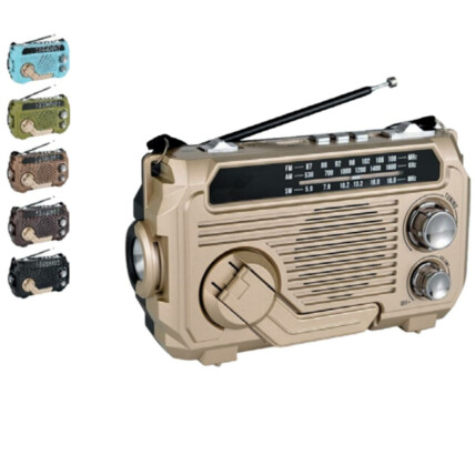 Caixa de Som Bluetooth com Carregamento Solar Rádio FM/AM e Lanterna GRASEP D-FS1611