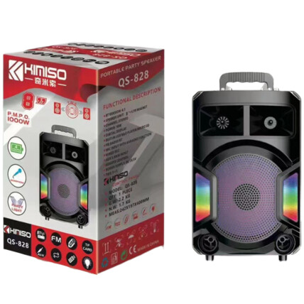 Caixa de Som Bluetooth Super Bass LED TWS XTRAD - QS828