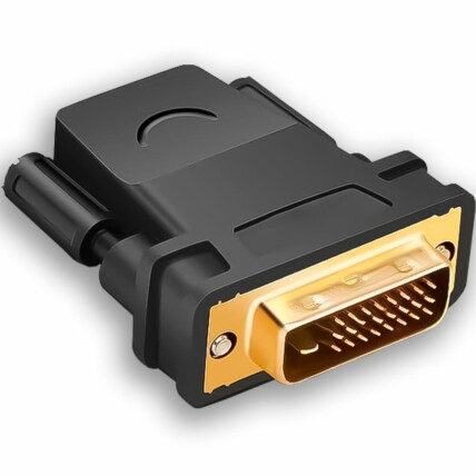 Conector DVI-D 24+1 para Hdmi Fêmea Banhado a Ouro Exbom - 01866