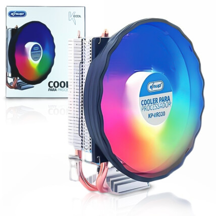 Cooler para Processador Intel & AMD com Led RGB KNUP - KP-VR330