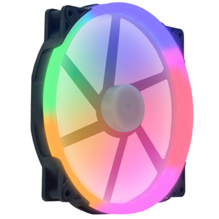 Cooler Fan K-Mex 200mm Led Multicolor RGB - AFCAF4