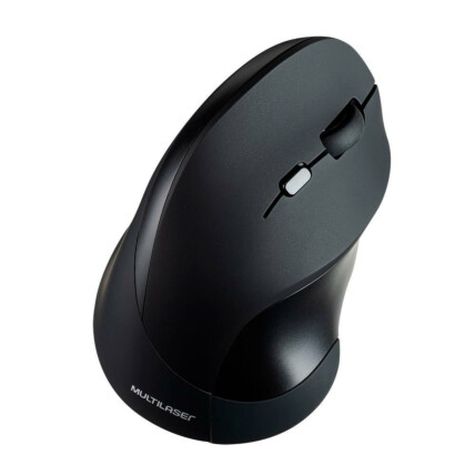 Mouse Sem Fio Multilaser 2.4GHZ USB Ergonômico - MO284