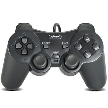 Controle Joystick para PS2 DualShock com Fio KNUP - KP-GM014