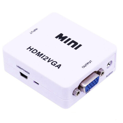 Mini Conversor de Hdmi para VGA HD 1080p Exbom - 02831