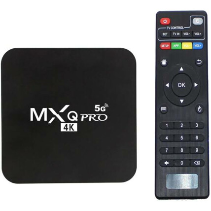 Smart Tv Box 4k Android 11.1 4GB Ultra Hd 5G Wi-Fi Quad Core - MXQ PRO 4k