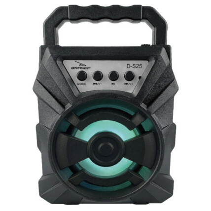 Caixa de Som Bluetooth Portátil SD FM 10w Rms Grasep - D-S25