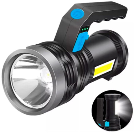 Lanterna Recarregavel Usb LED Portátil 14.7cm KAPBOM - KA-L1779