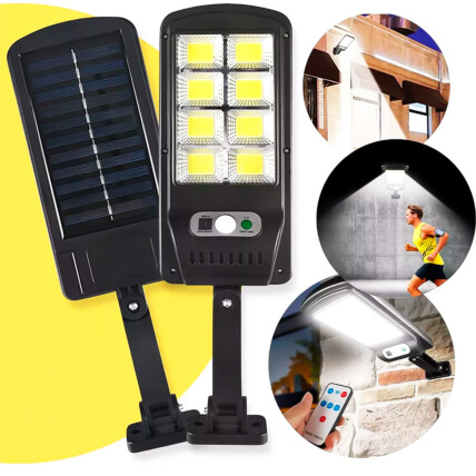 Luminária Solar LED com Controle Remoto e Sensor de Presença INOVA - KV-453