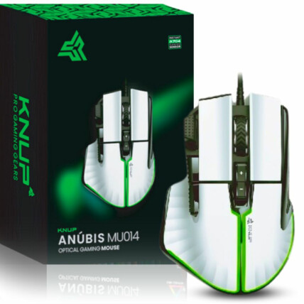Mouse Gamer Anúbis Usb 7200 DPI e Led RGB - KP-MU014