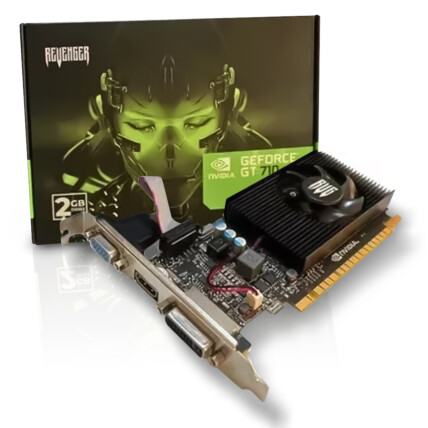 Placa de Video GT710 Nvidia Geforce 2GB DDR3 REVENGER - GT710/2G