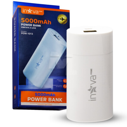 Power Bank Carregador Portátil 5000 Mah Usb Inova - POW 1013