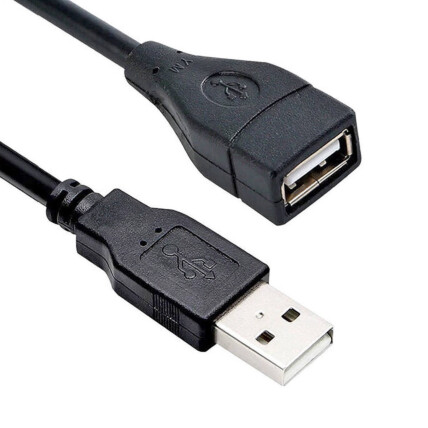 Cabo Extensor USB 2.0 com 30 Centimetros Tomate - MCB-020