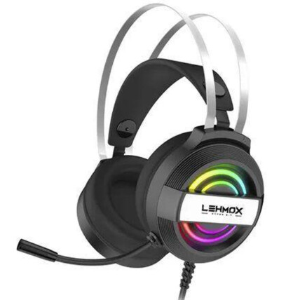 Headset Gamer com Microfone Led RGB P2 3.5mm para PC PS4 Xbox LEHMOX - GT-F5
