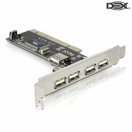 Placa PCI com 5 portas USB 2.0 4+1 Dex DP-52