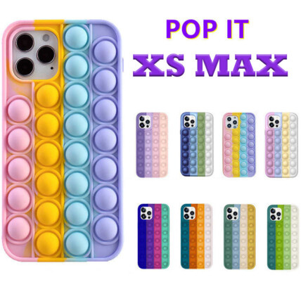 Capa para Iphone XS Max Anti Stress Silicone Flexível Pop It - XS MAX