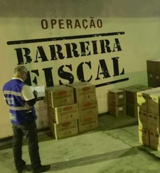 Mercadoria Apreendida na Fiscalização - Barreira Fiscal